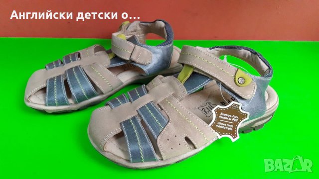 Английски детски сандали естествена кожа, снимка 2 - Детски сандали и чехли - 28561490