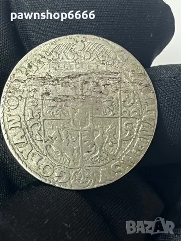 Сребърна монета 1622 Polish-Lithuanian Commonwealth Sigismund III Silver 1/4 Thaler, снимка 5 - Нумизматика и бонистика - 48283825