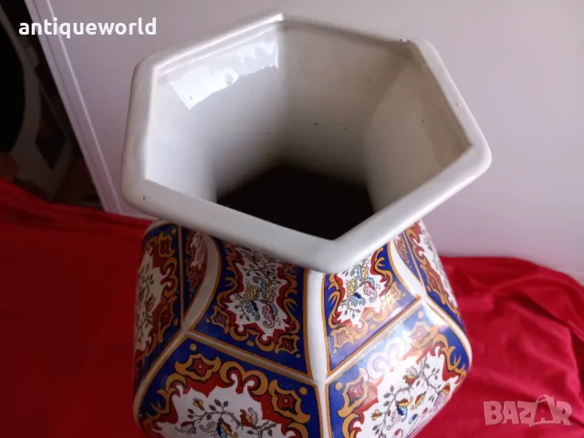 Стара Голяма КИТАЙСКА Ваза МАРКИРАНА!, снимка 5 - Антикварни и старинни предмети - 47900711