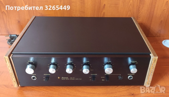 Продавам усилвател Sansui AU-101, снимка 2 - Ресийвъри, усилватели, смесителни пултове - 52915801