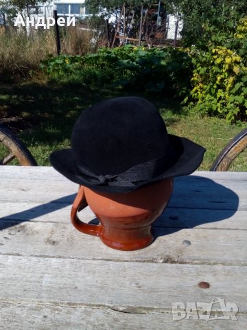 Стара дамска шапка #2, снимка 2 - Антикварни и старинни предмети - 26443254