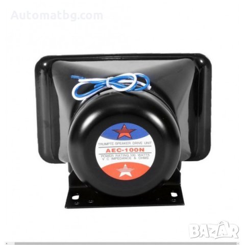 Високоговорител със сирена Automat, универсална 5 тона, 12V 100W, снимка 4 - Аксесоари и консумативи - 28575466