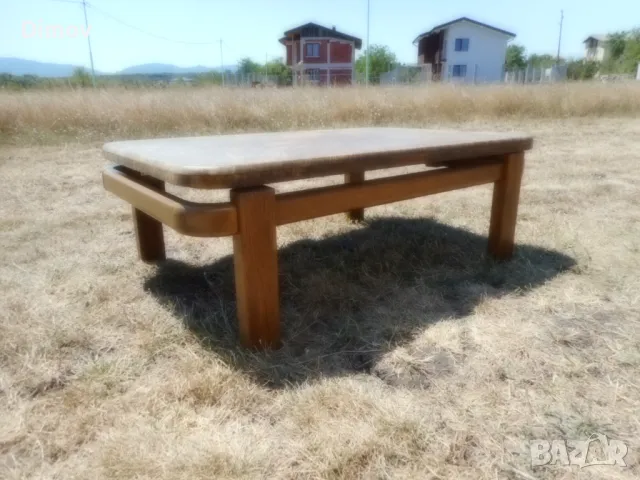 Маса/Холна от гранит и дърво. Внос., снимка 7 - Маси - 48312042