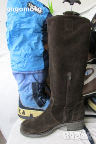 Елегантни, ежедневни дамски ботуши, 39 - 40- антихлъзгаща подметка от каучук, 100% естествена кожа, снимка 4 - Дамски ботуши - 35097592
