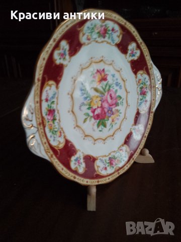 Royal Albert Lady Hamilton, колекционерско, красиво плато, снимка 2 - Антикварни и старинни предмети - 43116562