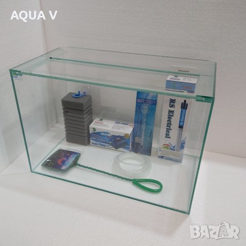 Аквариум 32 литра - оборудван