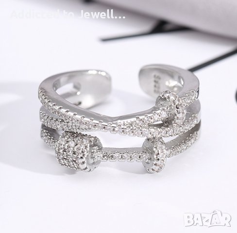 Тотална разпродажба - 50% Сребърен пръстен, снимка 2 - Пръстени - 39685215