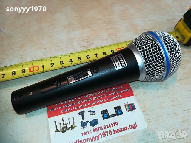 shure beta sm58s-profi microphone-внос швеицария 2104211712, снимка 1 - Микрофони - 32634025