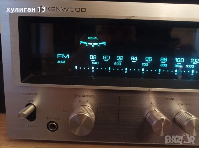 Продавам ретро ресийвър Kenwood kr-5400, снимка 2 - Ресийвъри, усилватели, смесителни пултове - 53449679