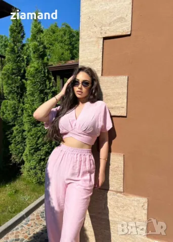 Летен комплект розов, снимка 2 - Комплекти - 48024669