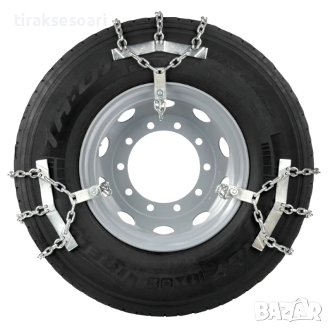 Аварийни вериги за камиони LUX – прешлени за сняг, лесен монтаж и здраво захващане, снимка 3 - Аксесоари и консумативи - 52004153