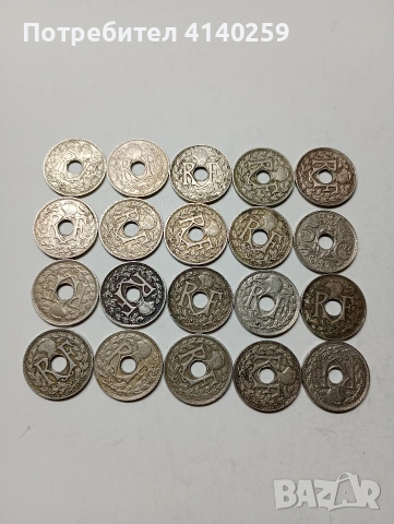 ФРАНЦИЯ МОНЕТИ ЛОТ 5 САНТИМА 1921-1922 Г , снимка 2 - Нумизматика и бонистика - 53240582