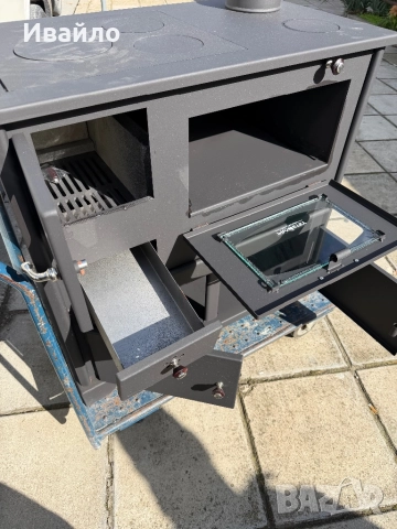 Прометей перфект печка на твърдо гориво с фурна и два шкафа , снимка 6 - Печки, фурни - 52068995