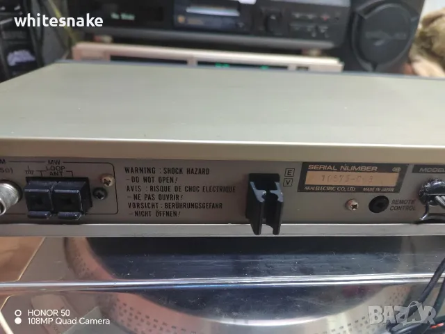 Akai AT-A102 Quartz Sintesizer Tuner , снимка 6 - Ресийвъри, усилватели, смесителни пултове - 48481015