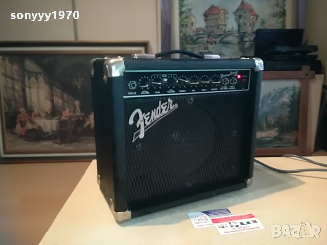 fender frontman reverb amplifier-внос germany-34х30х18см, снимка 8 - Китари - 28338733