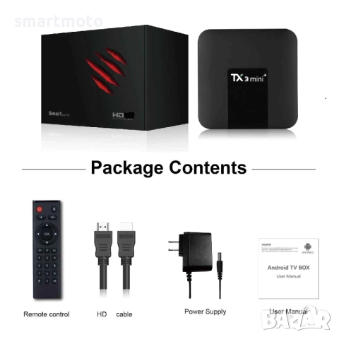 Медиен плейър Tx3 Mini+ Android 11 2GB RAM 16GB ROM 4K Full HD