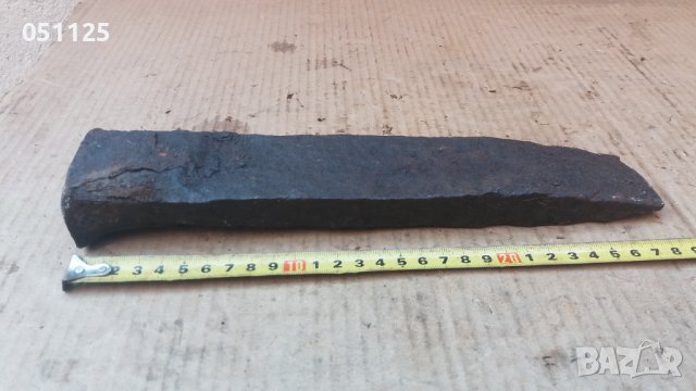 масивна кована кама, клин секач, снимка 14 - Антикварни и старинни предмети - 37757670