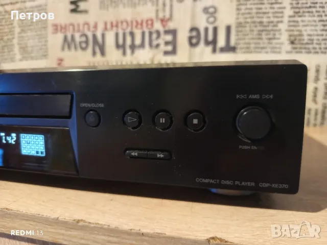 СД-Плейър"SONY"CDP-XE370, снимка 5 - Ресийвъри, усилватели, смесителни пултове - 50393229