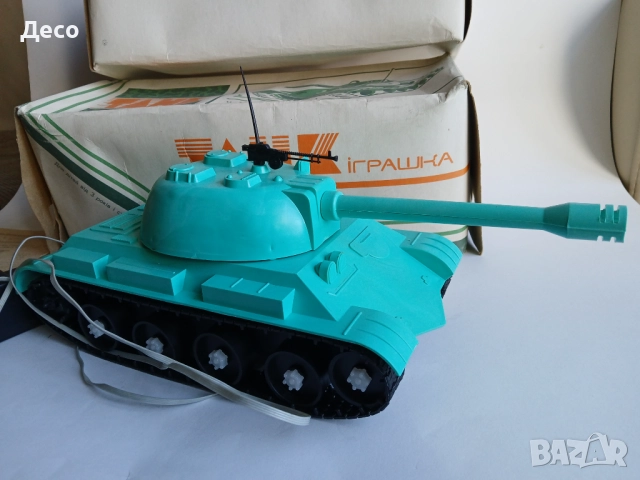 Стара руска играчка танк., снимка 5 - Колекции - 52865712