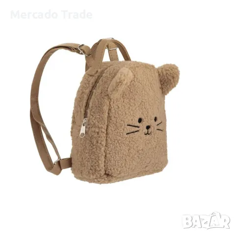 Детска плюшена раница Mercado Trade, За деца, Мече, Кафяво, снимка 2 - Раници - 48855815