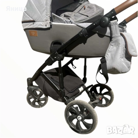 Бебешка количка Tutis Uno с зимен кош и чанта, снимка 2 - Детски колички - 52476340