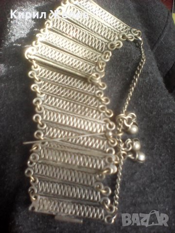 Възрожденска ГРИВНА сачан Бял бронз, снимка 13 - Колекции - 23049857