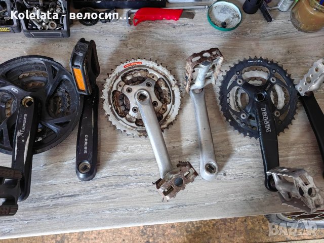 Курбели комплект с педали 170мм 175мм