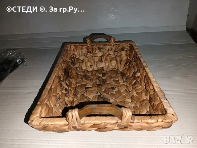 Плетен панер (ратан) , снимка 2 - Декорация за дома - 50927016