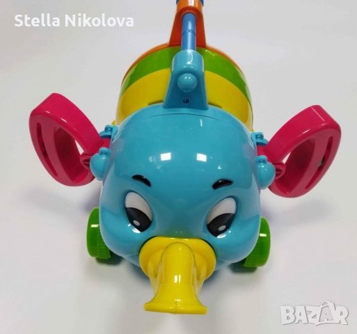 Играчка Слонче-пъзел с пет музикални инструменти