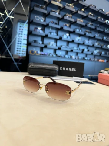 очила с черен обикновен калъф и ув защита  burberry chanel, снимка 11 - Слънчеви и диоптрични очила - 50741862