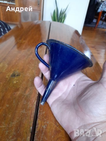 Стара емайлирана фуния #2, снимка 2 - Други ценни предмети - 37086589