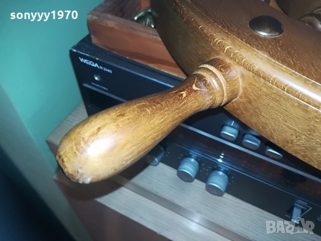 ДЪРВЕН РУЛ-МАСИВЕН И ОГРОМЕН, снимка 12 - Колекции - 28793639