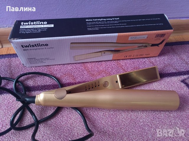 Преса за къдрене и изправяне на коса