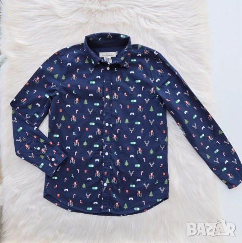Детска Коледна риза H&M 11-12 години 