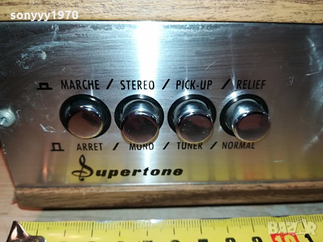 *supertone-stereo amplifier-france 1105211249, снимка 2 - Ресийвъри, усилватели, смесителни пултове - 32836744