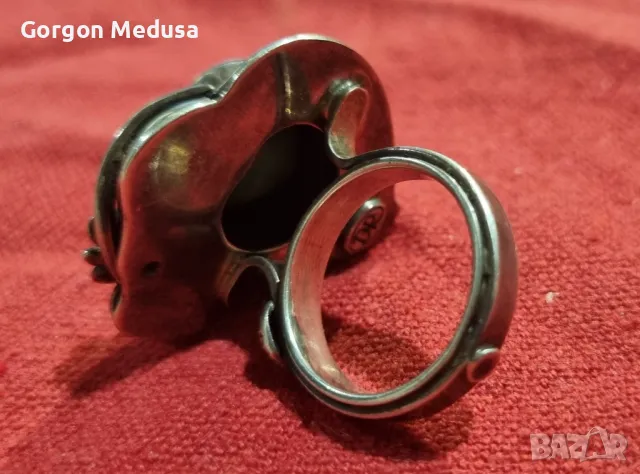 Сребърен пръстен с тюркоаз , снимка 7 - Пръстени - 49600742