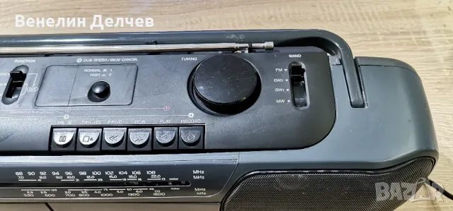 Двукасетен радиокасетофон Sanyo MW731 K, снимка 7 - Радиокасетофони, транзистори - 48437143
