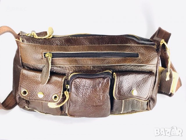 Луксозна Мъжка чанта Телешка кожа Арт Vinatge Lux Bag Топ ЦЕНА !, снимка 5 - Чанти - 26344778