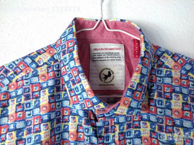 "A fish called Fred" shirt L, снимка 8 - Ризи - 39476981