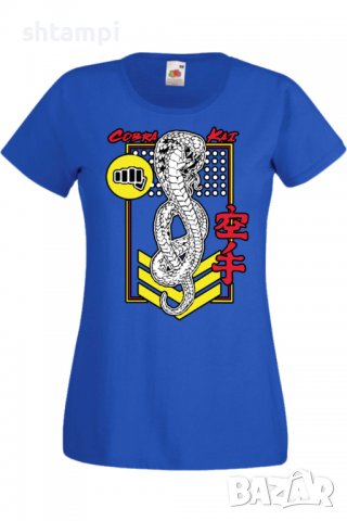 Дамска тениска Филм,Cobra kai 02,Игра,superhero,Изненада,Подарък,Повод,, снимка 5 - Тениски - 37727742
