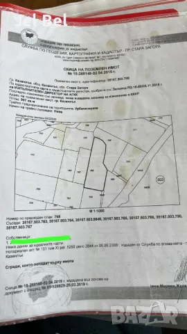 Парцел 907 кв.м. в Казанлък Вилна Зона "Стари Лозя" зад Художествената Гимназия , снимка 2 - Парцели - 43686705