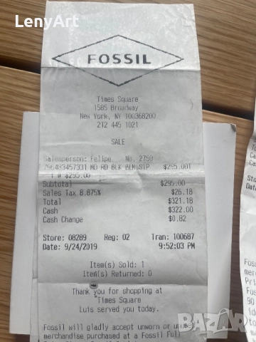 Смарт часовник Fossil, снимка 4 - Смарт часовници - 52865050