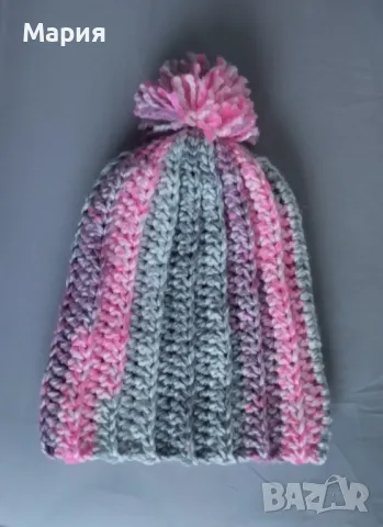 обемна шапка, снимка 2 - Шапки - 48645357