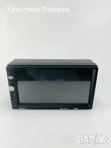 MP5 плейър за кола с огледална връзка,Bluetooth,LED тъчскрийн 7049-CP + КАМЕРА ЗА ЗАДНО ВИЖДАНЕ - 7", снимка 5 - Аксесоари и консумативи - 49260421