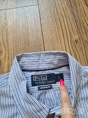 Страхотна мъжка риза POLO RALPH LAUREN размер L, снимка 5 - Ризи - 51006882