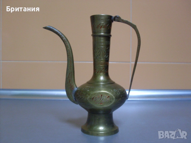 Бронзов съд- ибрик., снимка 2 - Антикварни и старинни предмети - 52919829