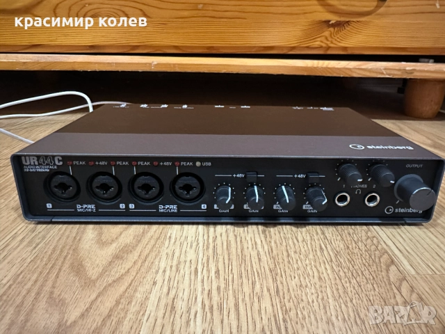 аудио интерфейс "Steinberg UR44C USB ", снимка 3 - Ресийвъри, усилватели, смесителни пултове - 52343479