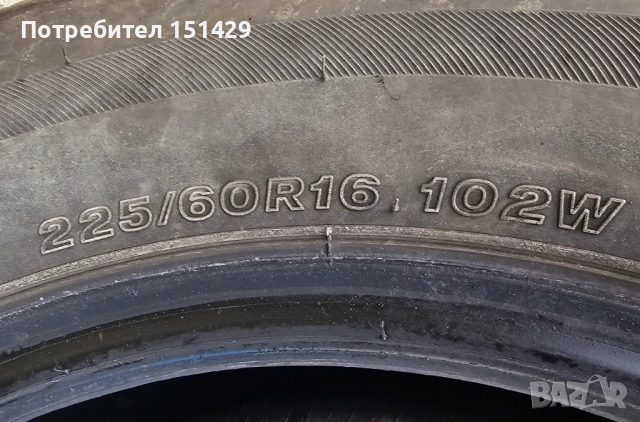 BRIDGESTONE TURANZA летни гуми 16 цола 225 60 16 перфектни, снимка 3 - Гуми и джанти - 52365239