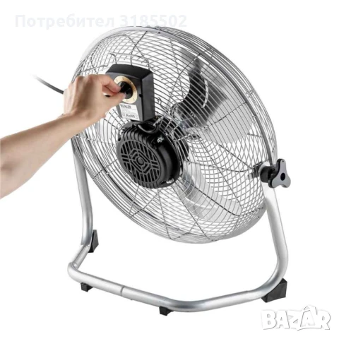 Вентилатор подов Muhler, 60W, индустриален, метален, снимка 7 - Вентилатори - 50879141