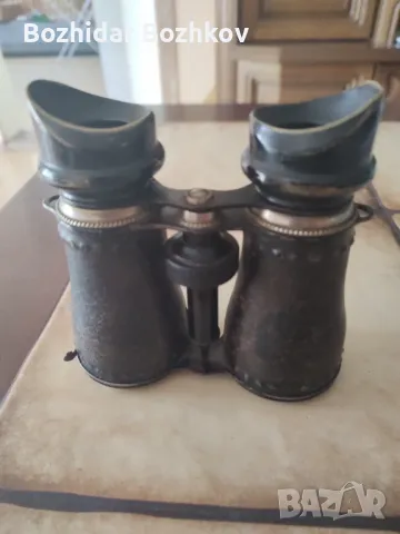 Стар военен бинокъл, снимка 1